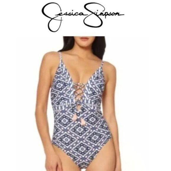 Jessica Simpson Simpson Venice One Piece Swimsuits - Picture 1 of 5